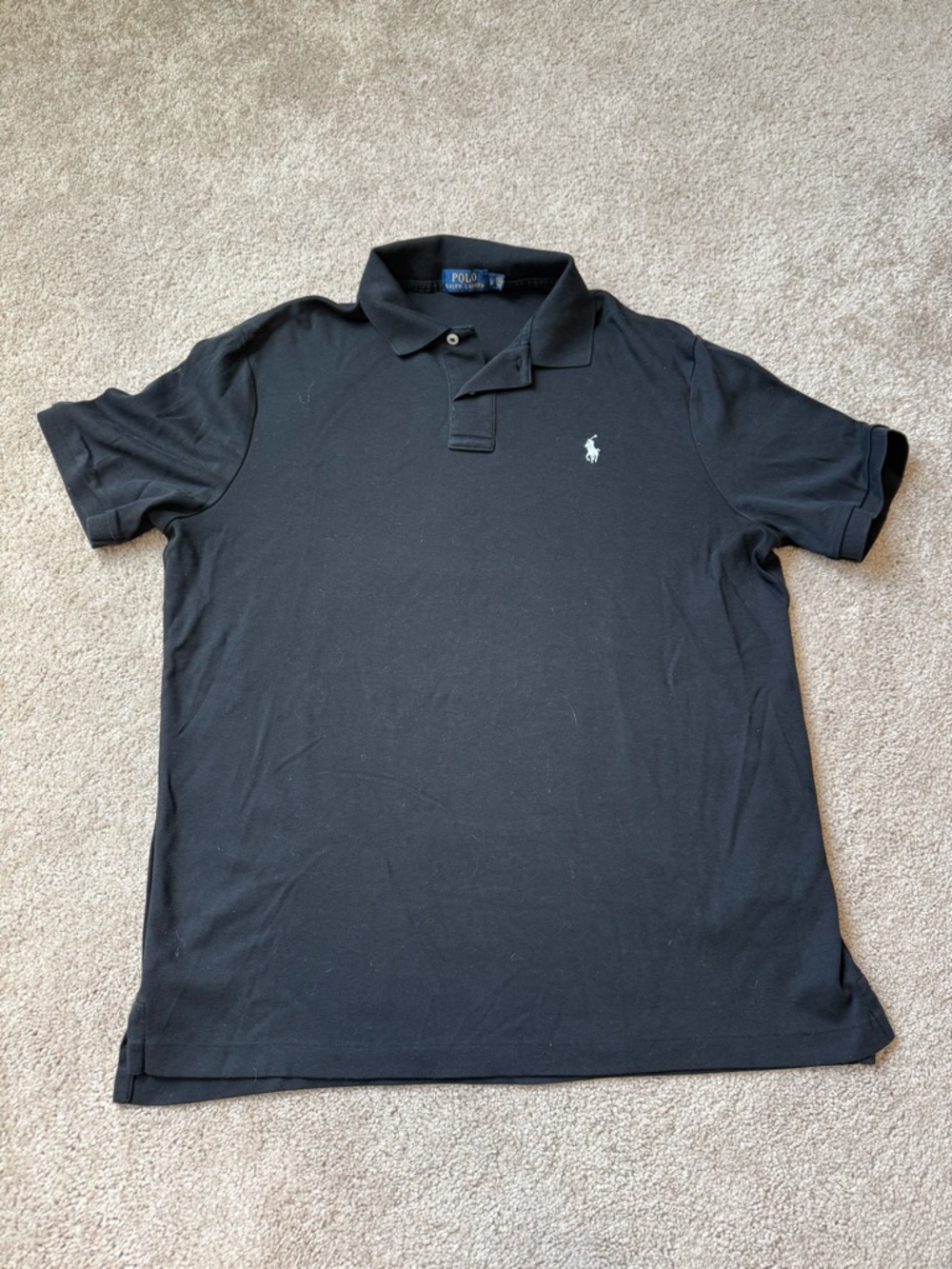 Polo Ralph Lauren | Black | Classic Fit Polo Shirt | Men’s Size Large